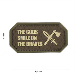 Emblema 3D PVC The Gods smile on the braves Bruin Tactic - Atestă-ți Curajul cu Stil