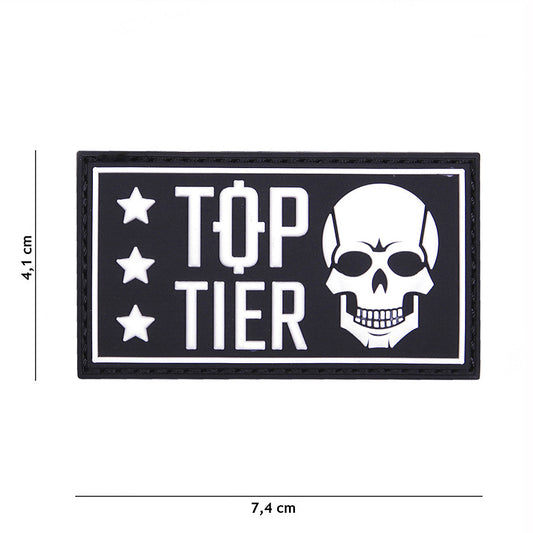 Emblema 3D PVC Top Tier Negru #19030 - Personalizează-ți Echipamentul