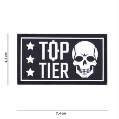 Emblema 3D PVC Top Tier Negru #19030 - Personalizează-ți Echipamentul