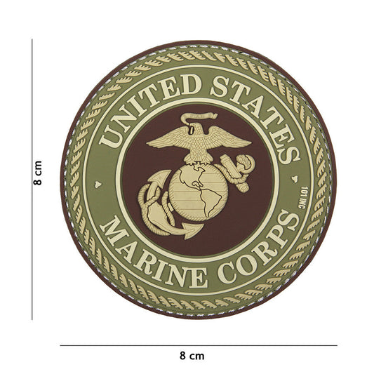 Emblema 3D PVC US Marine Corps Maro - Afirmă-ți Apartenența cu Mândrie
