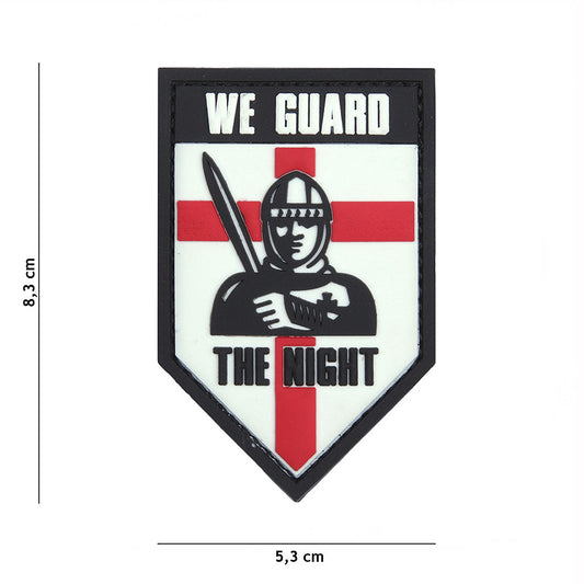 Emblema 3D PVC We Guard The Night - Mesaj Tactic Indelibil