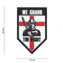 Emblema 3D PVC We Guard The Night - Mesaj Tactic Indelibil