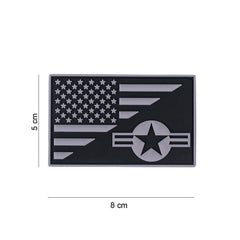 Emblema 3D Stars and Stripes USAF - Personalizare Tactică Autentică