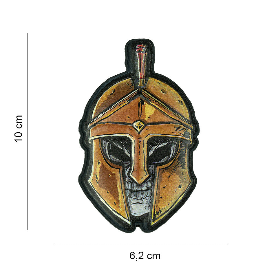 Emblema 3D UV Skull Spartaan #8036 - Semn Distinctiv de Forță Tactică