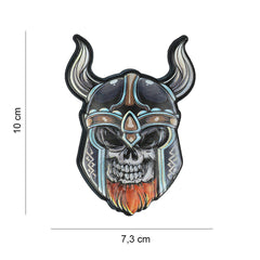 Emblema 3D UV Skull Viking - Semn Distinctiv de Forță