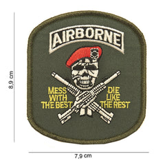 Emblema Airborne Craniu Diverse Military-Shop - Simbolul Curajului Tău