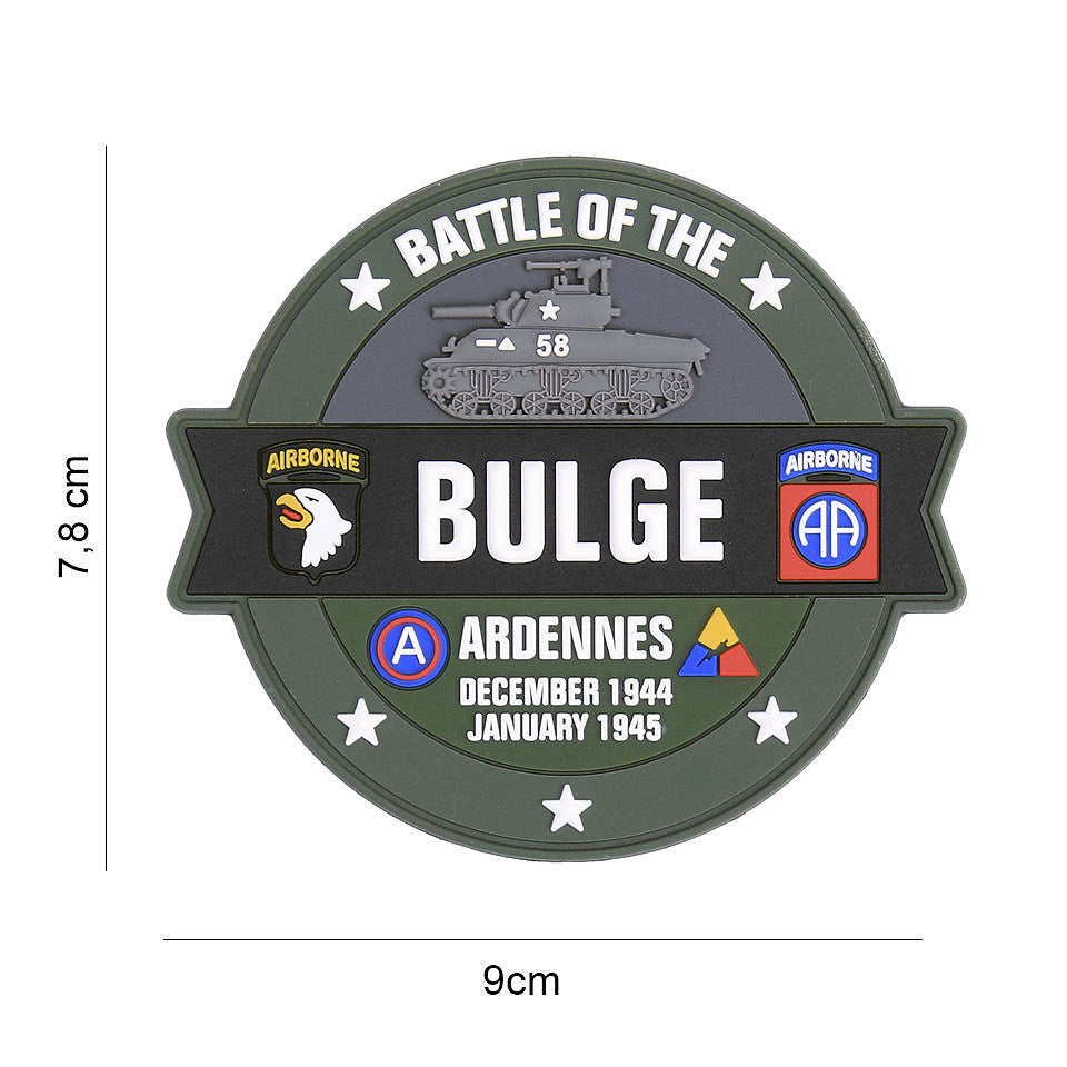 Emblemă Battle of Bulge 3D PVC - Afirmă-ți Spiritul de Luptător