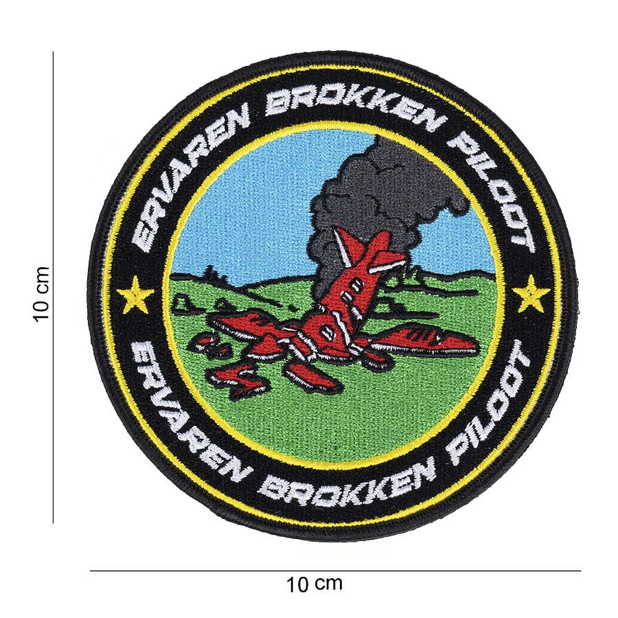 Emblema Brokken Piloot cu Velcro #11188 - Exprimă-ți Atitudinea Tactica