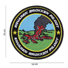 Emblema Brokken Piloot cu Velcro #11188 - Exprimă-ți Atitudinea Tactica
