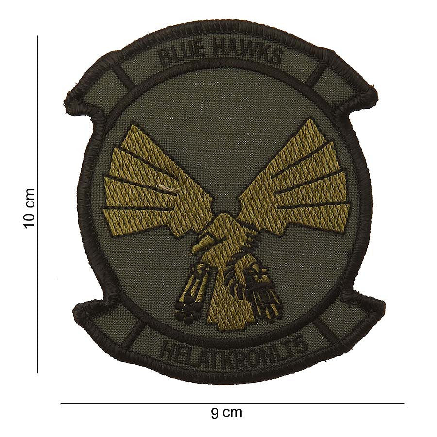 Emblema din Material Textil Blue Hawks #3073 Diversă Military-Shop - Distincție Autentică