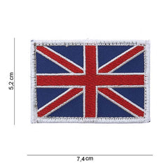 Emblemă Drapel UK cu Velcro Divers - Personalizare Tactică Instantă