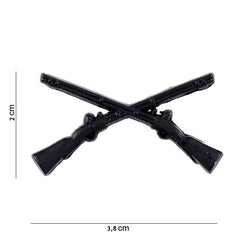 Emblema Infantry Rifles Negru Military-Shop - Identitate Autentică
