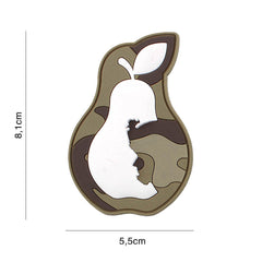 Emblema iPear Desert 3D PVC - Identitate Robustă Pe Teren