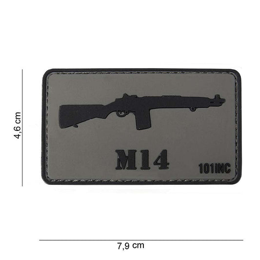 Emblema M14 3D PVC - Simbol Tactic, Prindere Sigură