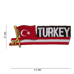 Emblema Material Steagul Turciei #1034 Multicolor - Afirmă-ți Identitatea