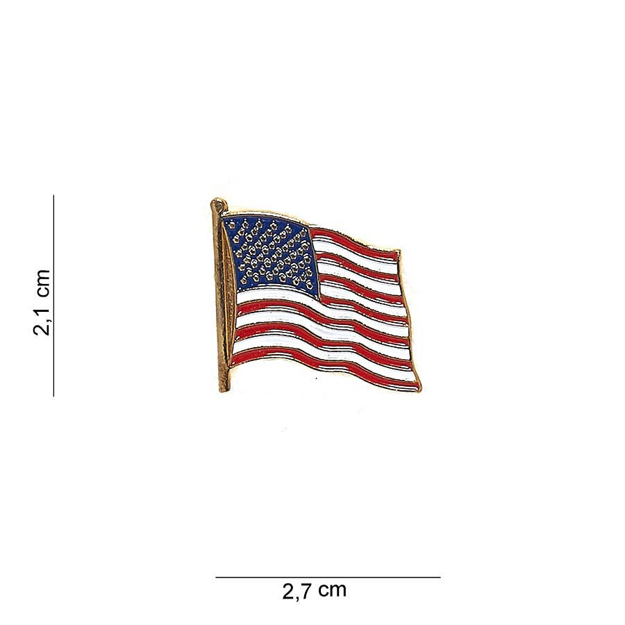 Emblema Metal USA Vlag Multicolor - Afirmă-ți Patriotismul cu Stil