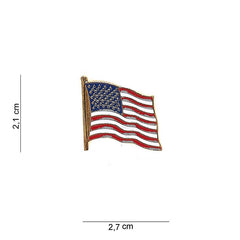 Emblema Metal USA Vlag Multicolor - Afirmă-ți Patriotismul cu Stil