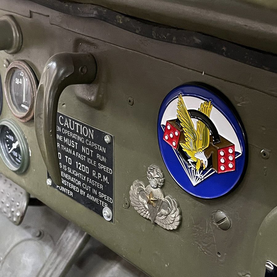 Emblema Metalic Colecție 506PIR Fostex WWII Series - Omologare Istorică Autentică