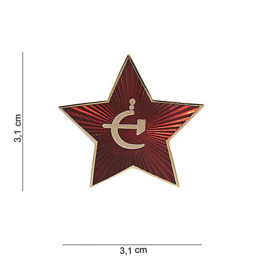 Emblema Metalic Rus. Ster #6087 Divers Origine Rusa - Afirma-ti Identitatea Unica