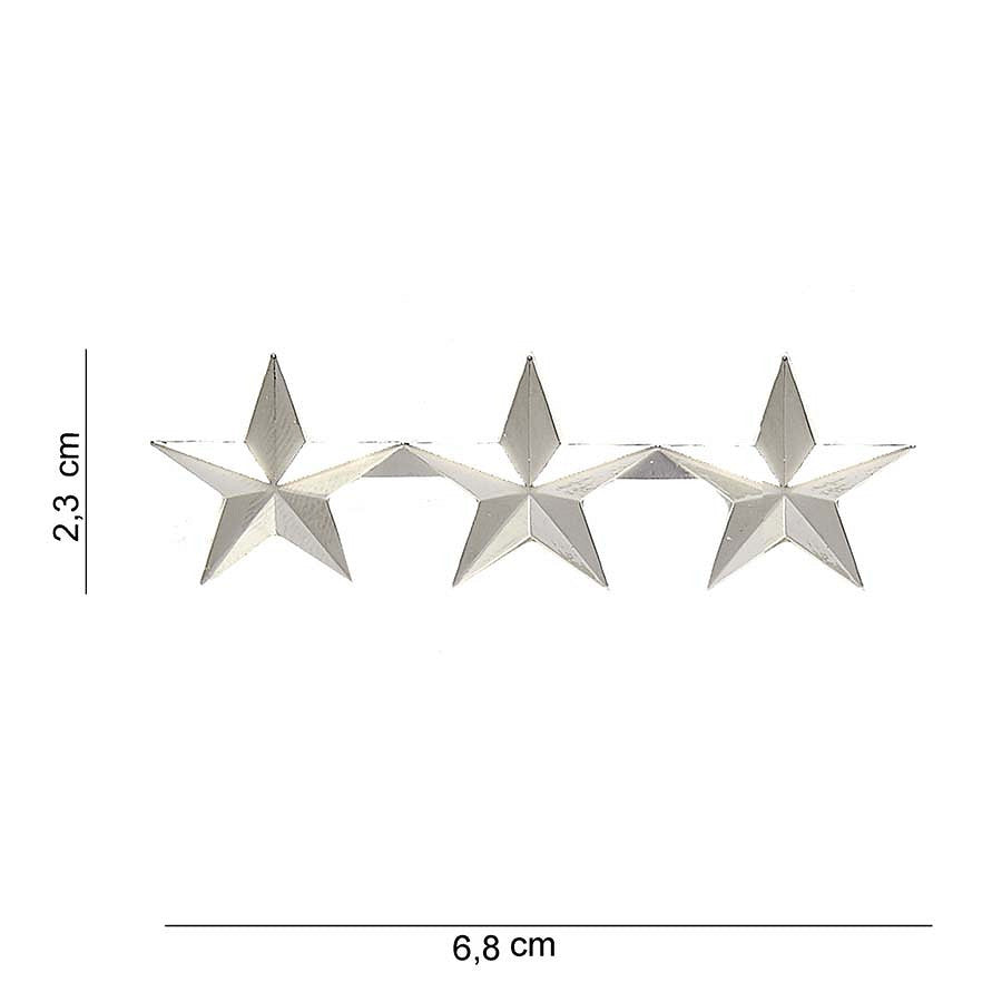 Emblemă Metalică Luitenant General 3 Stele #6097 - Distincție Autentică