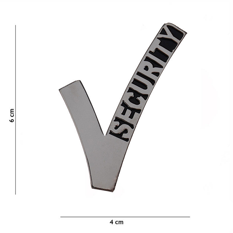 Emblema Metalica Security Pin #6062 Military-Shop - Recunoaștere și Soliditate