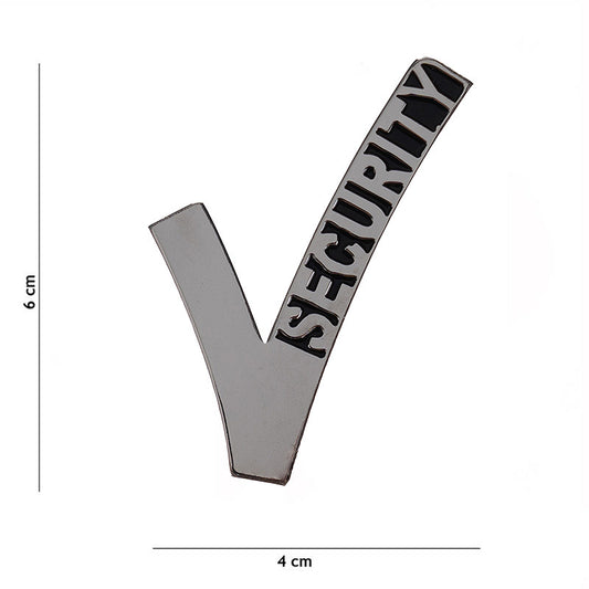 Emblema Metalica Security Pin #6062 Military-Shop - Recunoaștere și Soliditate