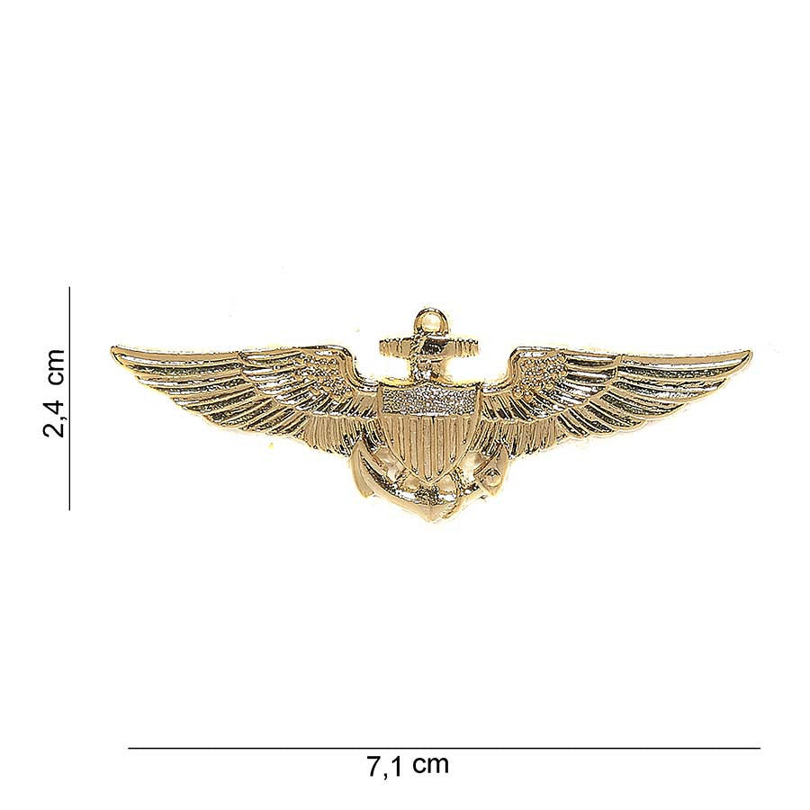 Emblema Metalică US Navy Pilot Wing #7018 Diverse - Afirmă-ți Spiritul Aviatic