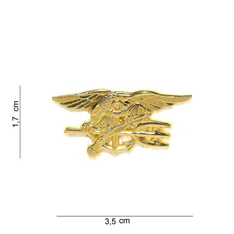 Emblema Metalică US Navy Seals Auriu Diverse Military-Shop - Afirmă-ți Spiritul Elite