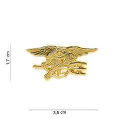 Emblema Metalică US Navy Seals Auriu Diverse Military-Shop - Afirmă-ți Spiritul Elite