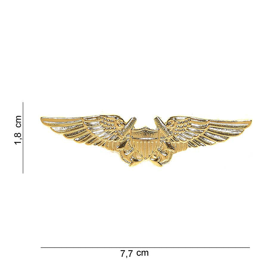 Emblema Metalică Wing US #7017 Diversen - Simbolul Curajului Tău