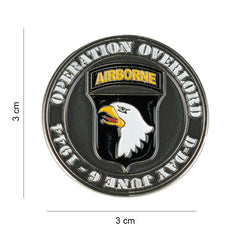 Emblemă Pin Metal D-Day 44 101st Airborne - Simbol al Curajului Legendar
