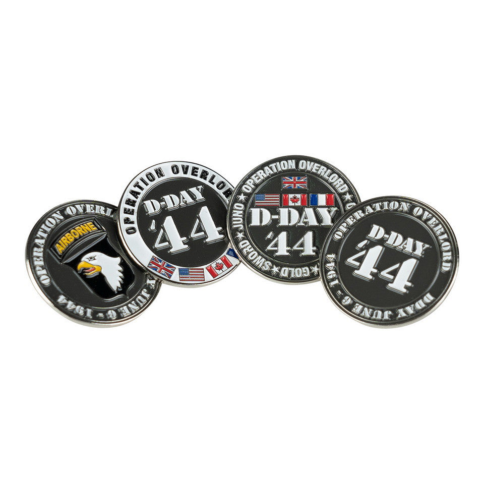Emblemă Pin Metal D-Day 44 101st Airborne - Simbol al Curajului Legendar