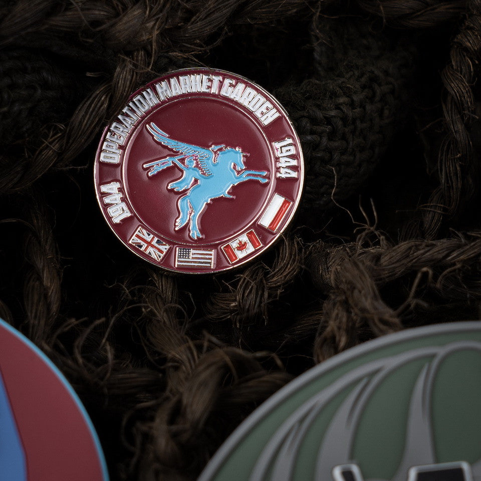 Emblema Pin Metalic Operation Market Garden 1944 Fostex WWII Series - Omagiu Istoric Autentic
