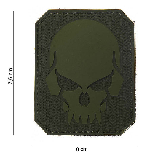 Emblemă Pirate Skull 3D PVC - Multicolor | PVC, cu Velcro