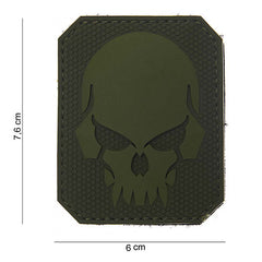 Emblemă Pirate Skull 3D PVC - Multicolor | PVC, cu Velcro
