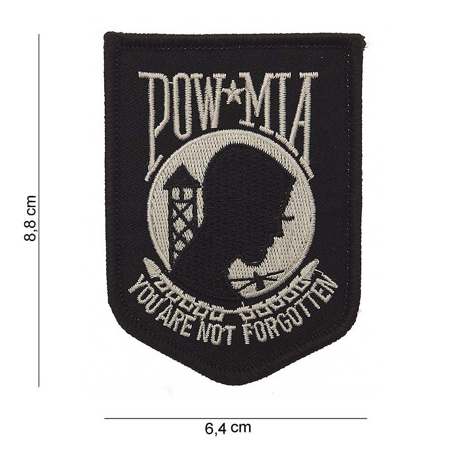 Emblema POW MIA Negru Tactical - Onorează Sacrificiul Ultim