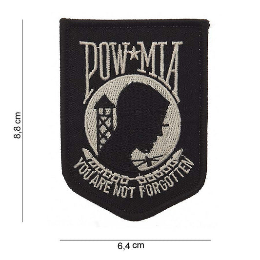 Emblema POW MIA Negru Tactical - Onorează Sacrificiul Ultim