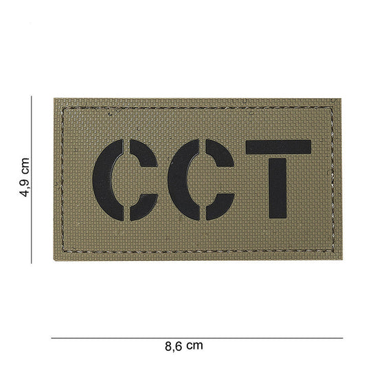 Emblema PVC 3D CCT coyote - Afirmă-ți Identitatea Tactică