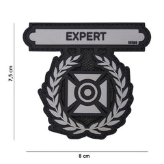 Emblema PVC 3D Expert Gri - Afirmă-ți Autoritatea Vizuală