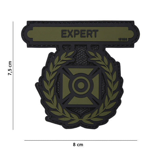 Emblema PVC 3D Expert Verde - Simbolul Tău de Elită Tactice