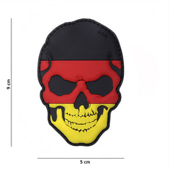 Emblema PVC 3D Skull Germania - Stil Tactic, Mesaj Puternic