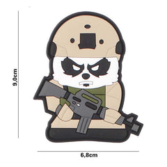 Emblema PVC 3D Tactical Panda #4110 - Afirmă-ți Stilul Tactic Distinct