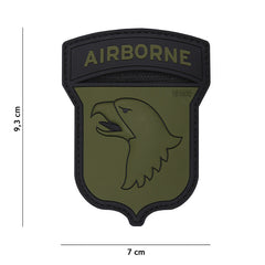 Emblema PVC Airborne 101st "Screaming Eagles" - Simbol Autentic de Elită