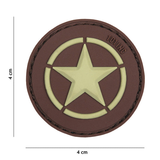 Emblema PVC Allied Star Maro - Identitate Tactică Autentică