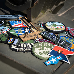 Emblema PVC D-Day Never forget Verde - Mesaj Clar, Rezistență Tactică