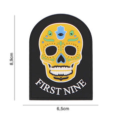 Emblema PVC First nine Galben Tactical - Exprima-ti Identitatea