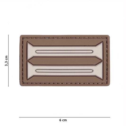 Emblema PVC Insignia Germană 3D Maro - Afirmă-ți Identitatea Tactică