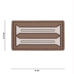 Emblema PVC Insignia Germană 3D Maro - Afirmă-ți Identitatea Tactică