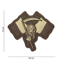Emblema PVC Italian Reaper woodland - Afirmă-ți Identitatea Tactica