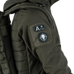Emblema PVC Sanguin A+ Pozitiv Negru - Identificare Crucială